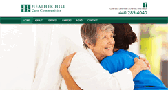Desktop Screenshot of heatherhill-care.net